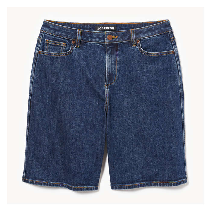 Women's Dark Wash Bermuda Denim Short
